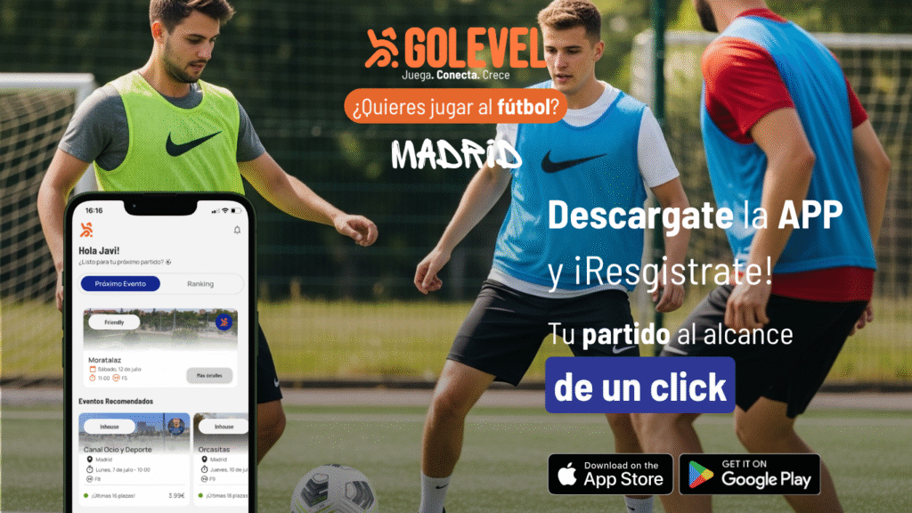 Juega futbol en madrid