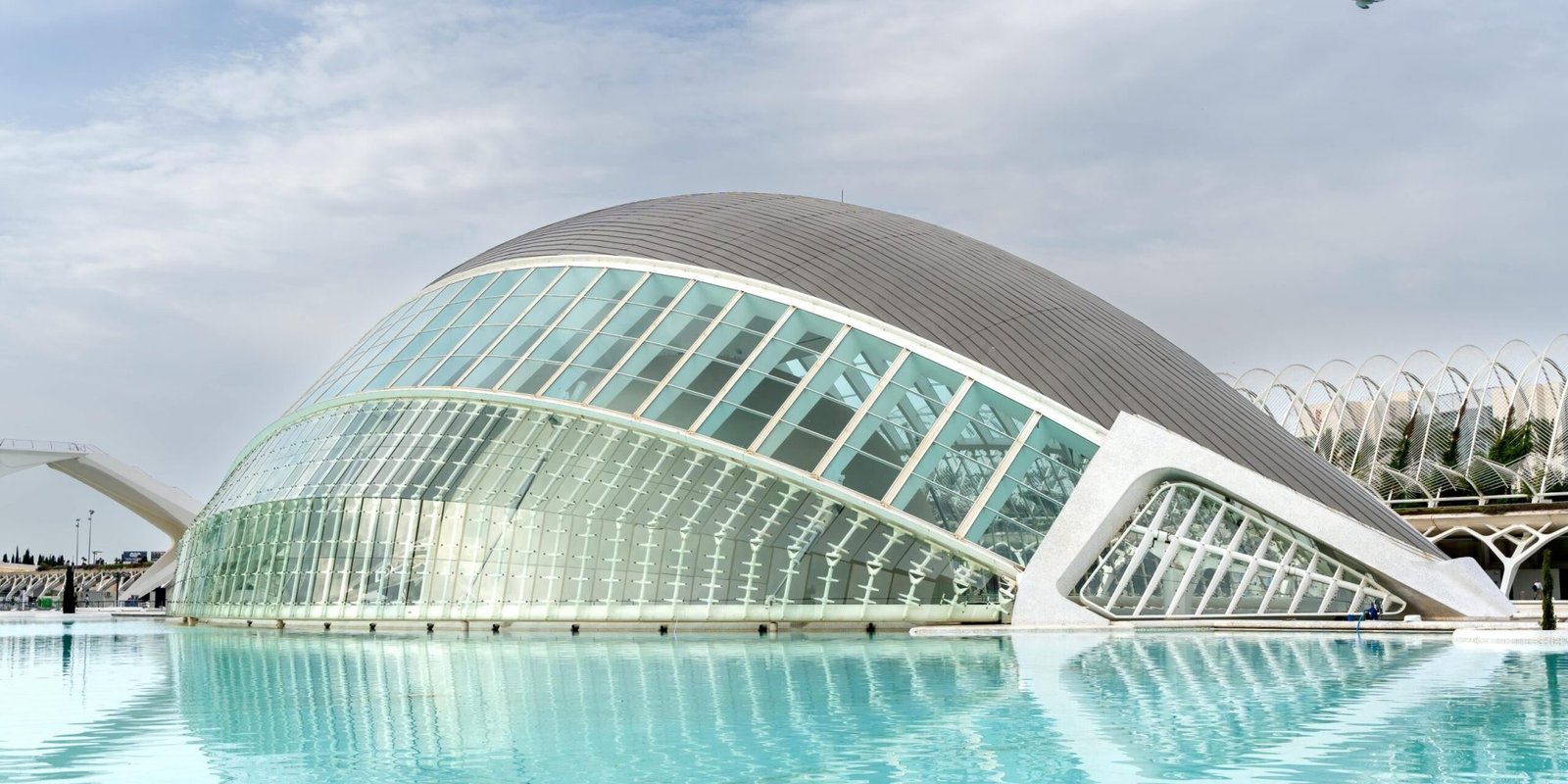 Explore the futuristic design of Hemisfèric in Valencia's City of Arts and Sciences, a stunning architectural landmark.