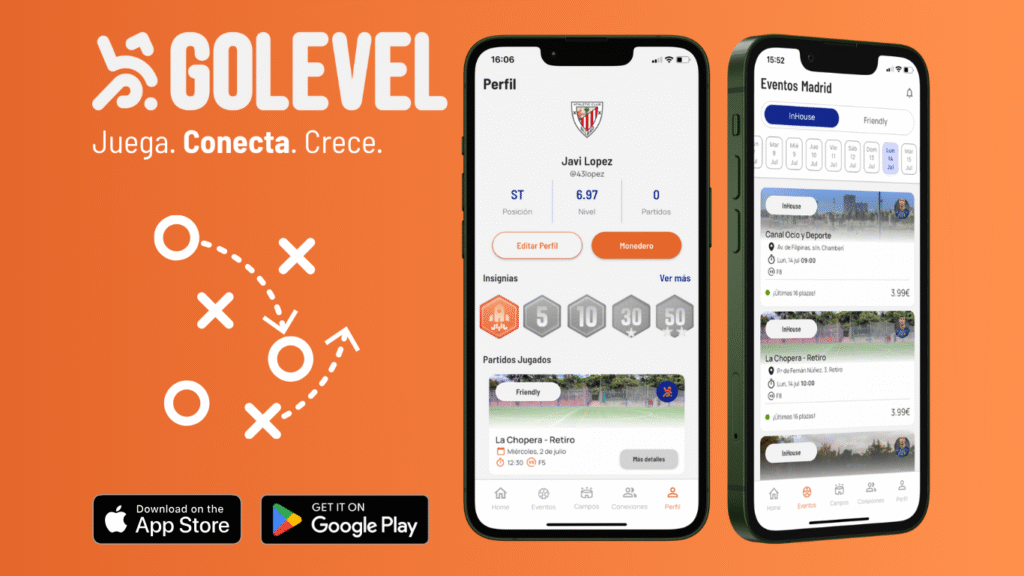 Juega futbol con Golevel
